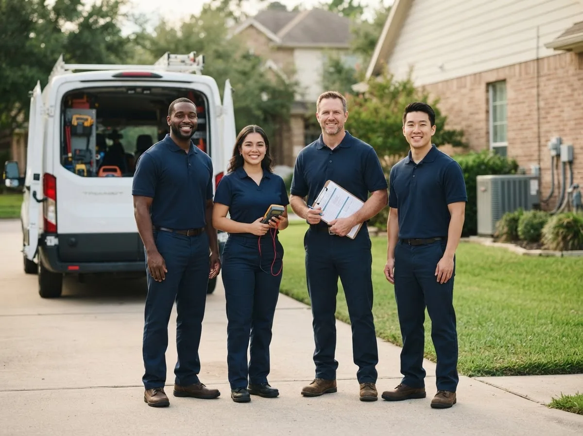 Certified HVAC technician near Cedar Lane, TX